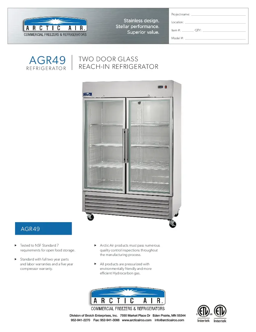 arctic-air-agr49-refrigerator-reach-in-115v-two-section-self-contained-spec-260719wcoh2s.pdf