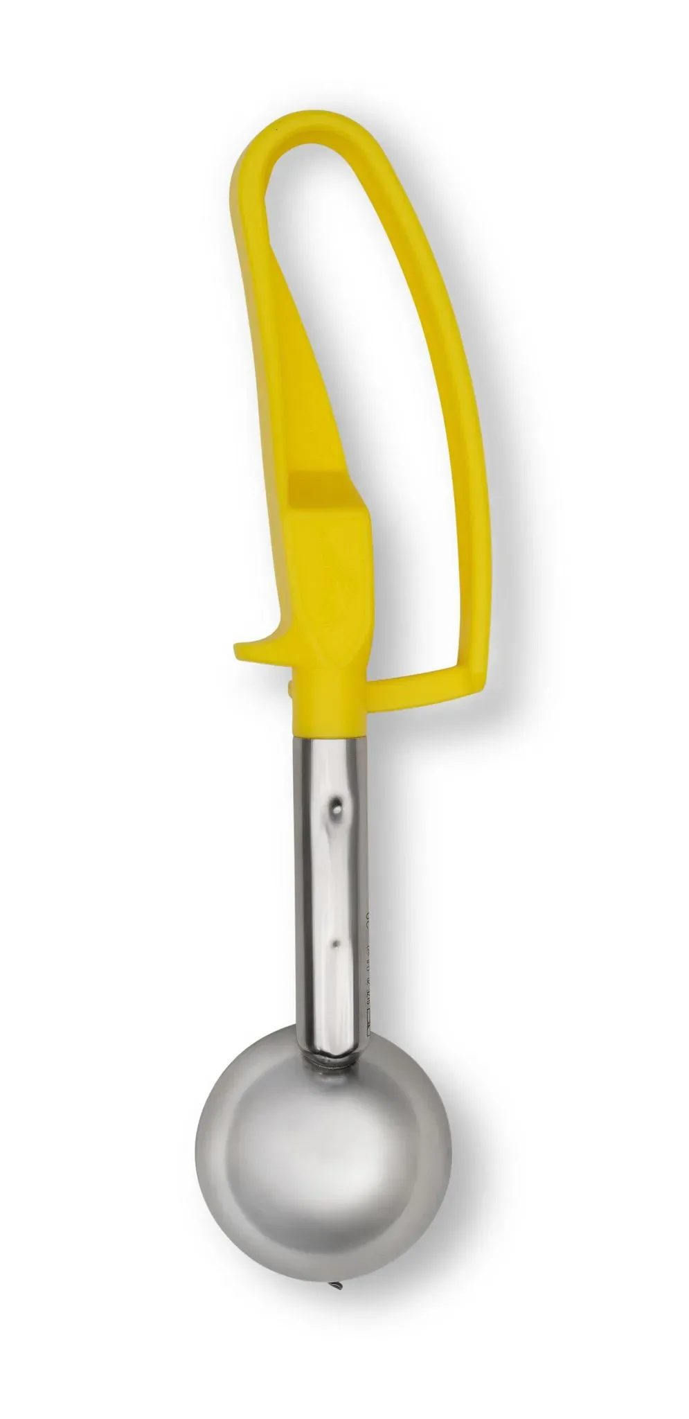 Vollrath 47375, Disher, Standard Round Bowl, Stainless Steel, Yellow, 20