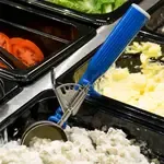 Vollrath 47143, Disher, Standard Round Bowl, Plastic, Dark Blue, 16