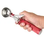 Vollrath , 47145, Disher, Standard Round Bowl, Plastic, Red, Size 24