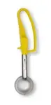 Vollrath 47375, Disher, Standard Round Bowl, Stainless Steel, Yellow, 20
