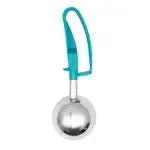 Vollrath , 47389, Disher, Standard Round Bowl, Stainless Steel, Teal, 5