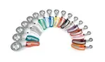 Vollrath 47404, Disher, Standard Round Bowl, Stainless Steel, Orange, 100