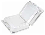 Winco , C-HDC, Steam Table Pan Cover, Stainless Steel