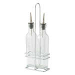 Winco , GOB-16S, Oil & Vinegar Cruet Set